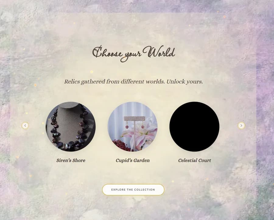 SintaByMarie jewelry e-commerce site screenshot